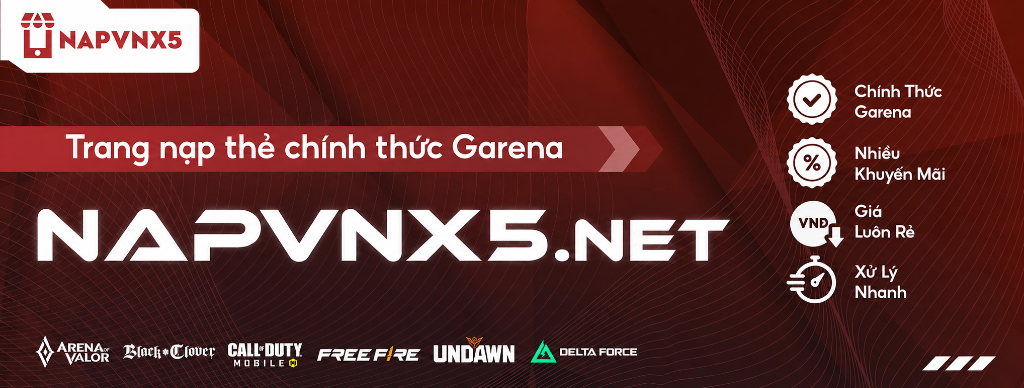 Banner Trang Nạp Thẻ Garena www.trangchunap.site
